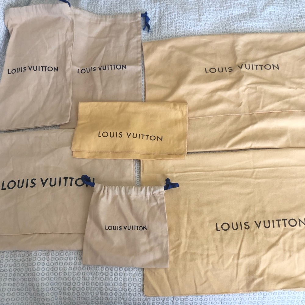 Lot of Authentic Louis Vuitton Dust Bags